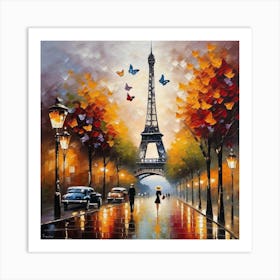 Paris Eiffel Tower 96 Art Print