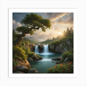 Waterfall Art Print