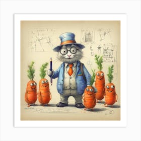 Carrots 10 Art Print