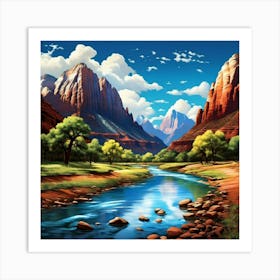 Zion National Park Art Print