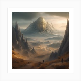 Alien Landscape Art Print