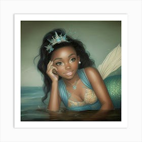 the mermaid Art Print