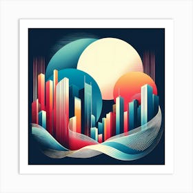 Cityscape 44 Art Print