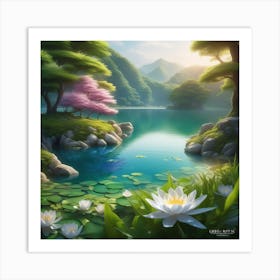 Water Lilies 5 Art Print