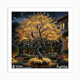 Tree Of Light Art Print