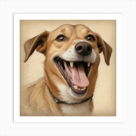 Dog Portrait 1 Art Print