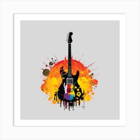 Electric Guitar Art Print