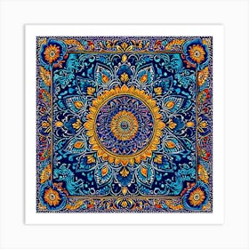 Paisley Tapestry A Classic Paisley Design With Rich Colors And Intricate Details Perfect Islamic Painting 1 Art Print