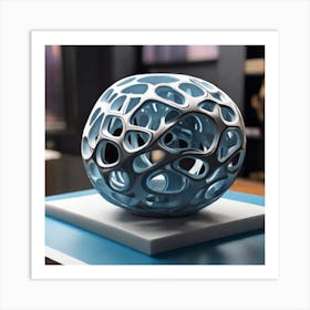 3d Printed Sphere Art Print