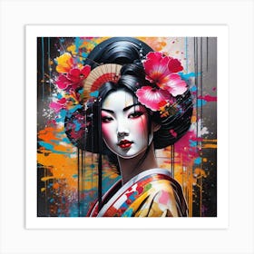 Geisha 144 Art Print