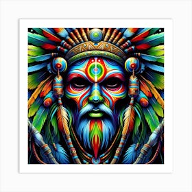 Indian Head Art Print