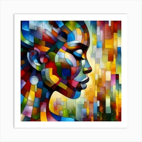 Afro-American Woman 1 Art Print