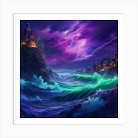 Stormy Sea Art Print