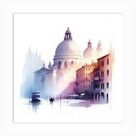 Watercolor Of Venice 5 Art Print