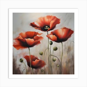 Poppies 4 Art Print