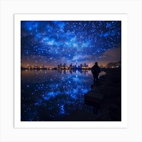 Starry Night Sky Art Print