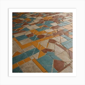 Tiled Floor 6 Art Print