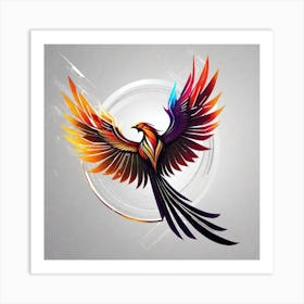 Phoenix Bird 4 Art Print