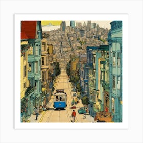 San Francisco Street Art Print