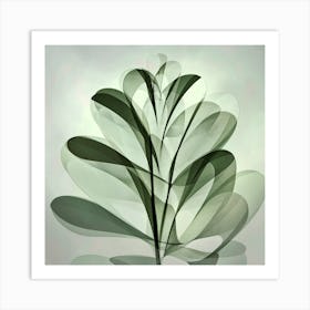 Abstract Leaf Art Print