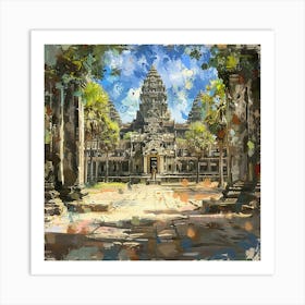 Angkor Temple 2 Art Print