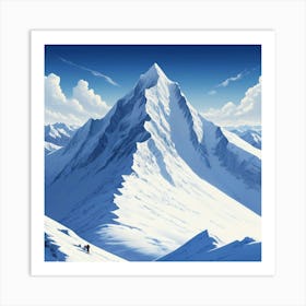 Mountaineering Art Print