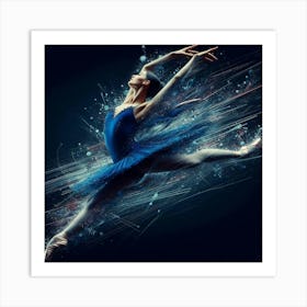 Ballet Dancer-1 Art Print