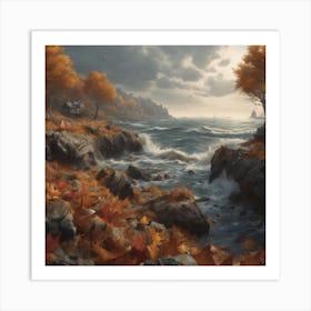 Autumn Landscape 10 Art Print