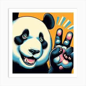 Panda Bear 9 Art Print