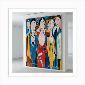 Group Of Women Art Print