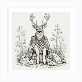 Deer! 41 Art Print