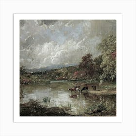 View Of A River 1 Art Print