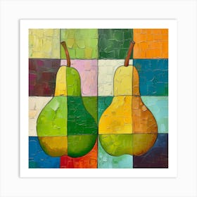 Two Pears 7 Art Print