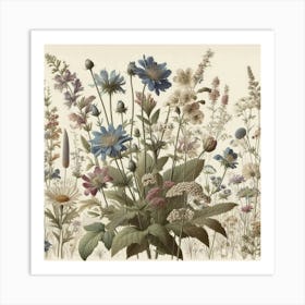 Wildflowers 42 Art Print