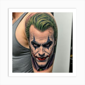 Joker Tattoo 28 Art Print