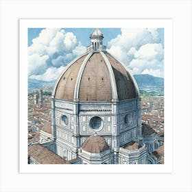 Florence Cathedral Art Art Print