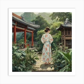 Asian Woman 2 Art Print