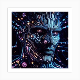 Cyborg Art Print