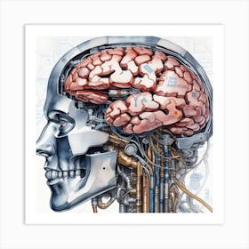 Brain Of A Robot 28 Art Print