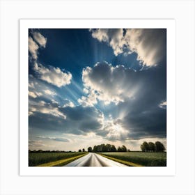 Road Under The Sun Art Print