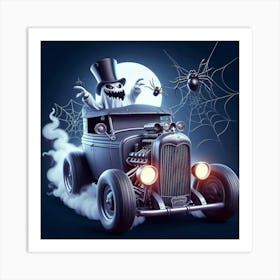 Ghost Car 2 Art Print