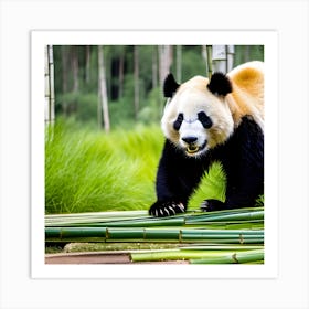 Panda Bear 10 Art Print