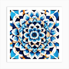 Abstract Mandala 26 Art Print