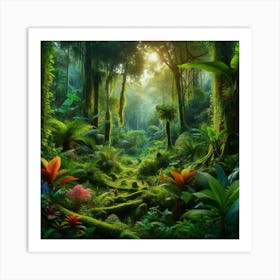 Tropical Forest Art Print