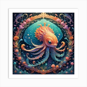 Octopus Art Print