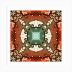 Abstract Pattern Spilled Watercolor 1 Art Print