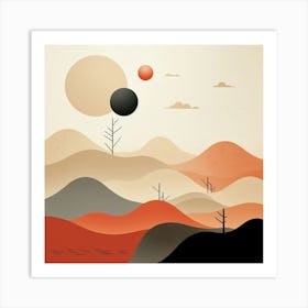 Abstract Landscape Art Print