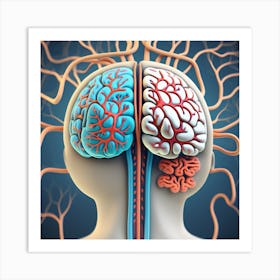 Brain And Spinal Cord 16 Art Print