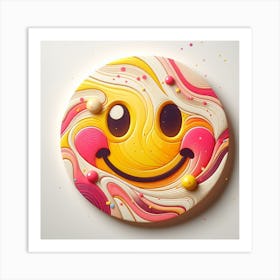 Smiley Face 4 Art Print