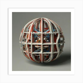 Abstract Sphere 2 Art Print